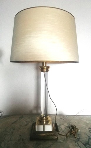 Lampe dauphin lucite et - le,