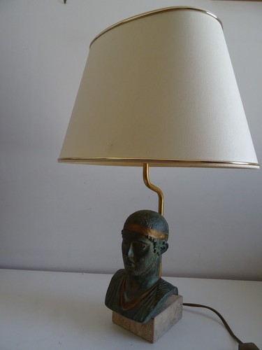 Lampe salon buste grec - lampe, de