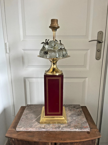 Ancien lampe dauphin coupe - ancien,