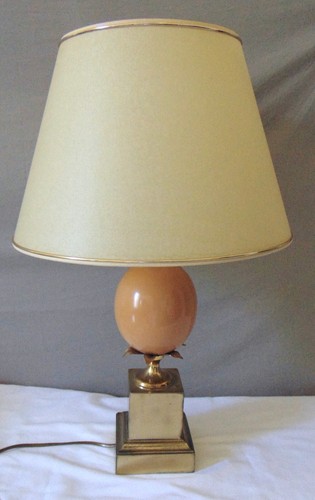 Lampe poser oeuf autruche - a,