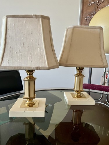 Paire lampes anciennes la - lampes,