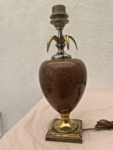 Lampe dauphin céramique - lampe,